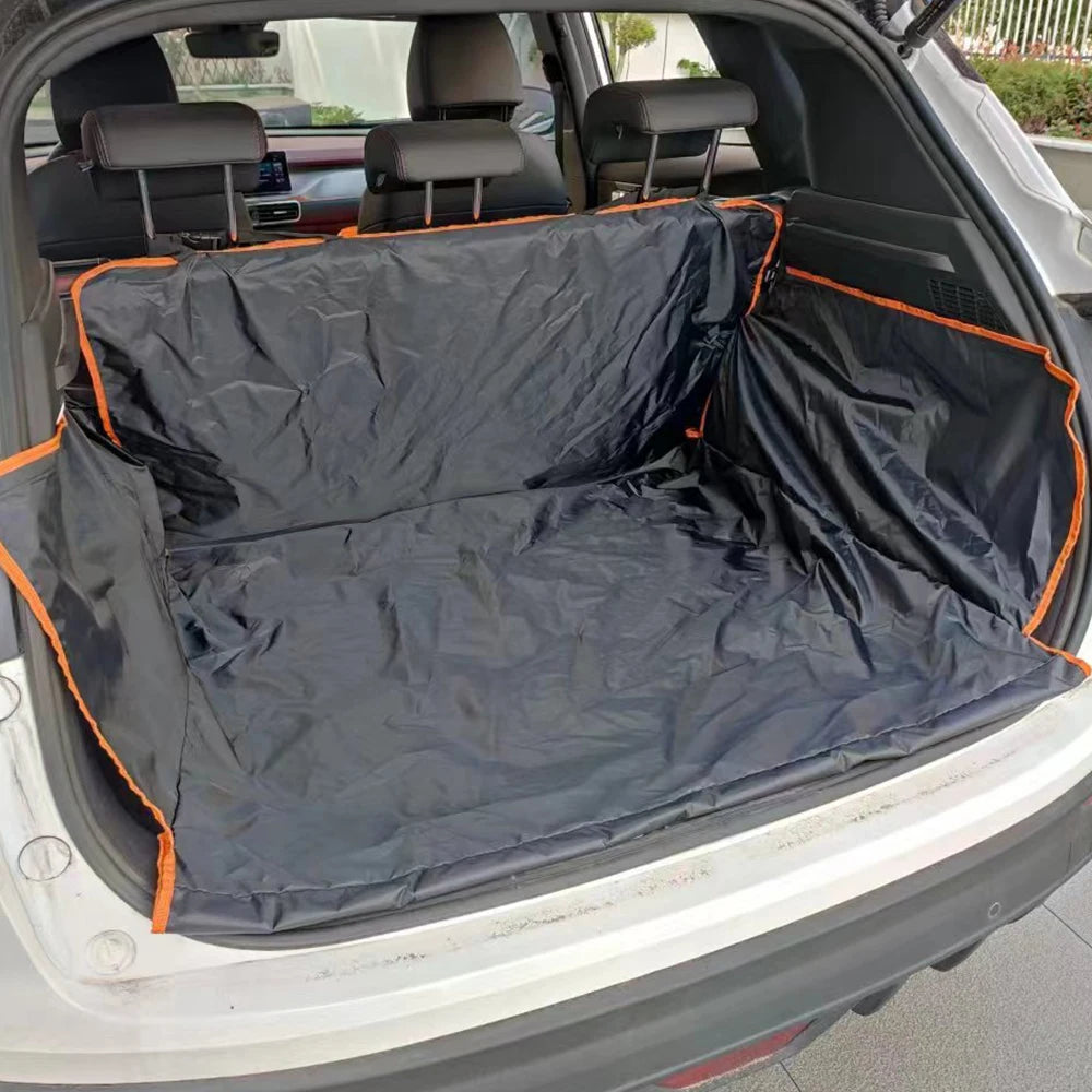 Revestimiento de carga SUV para perros, cubierta de carga impermeable para mascotas, alfombrilla de cubierta de asiento para perros para SUV, sedanes, furgonetas